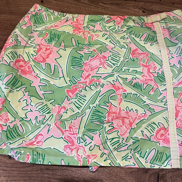 Lilly Pulitzer- Musical Monkey Print skort - Picture 4 of 10